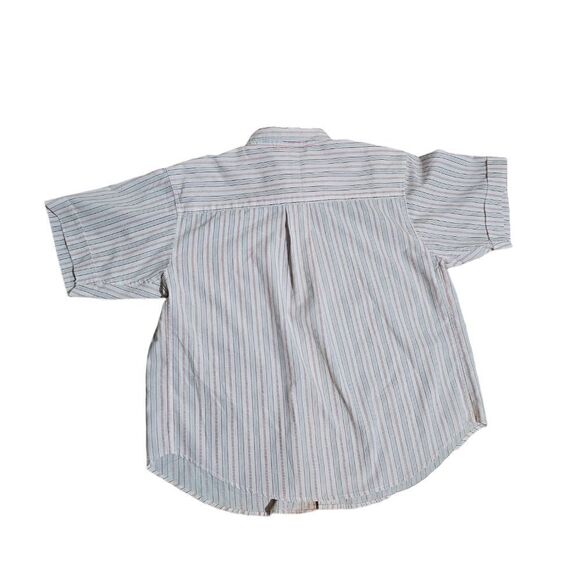 Men's Vintage GOLDEN WINGS Short Sleeves Striped Shirt Size 20W - 40 - Picture 6 of 6